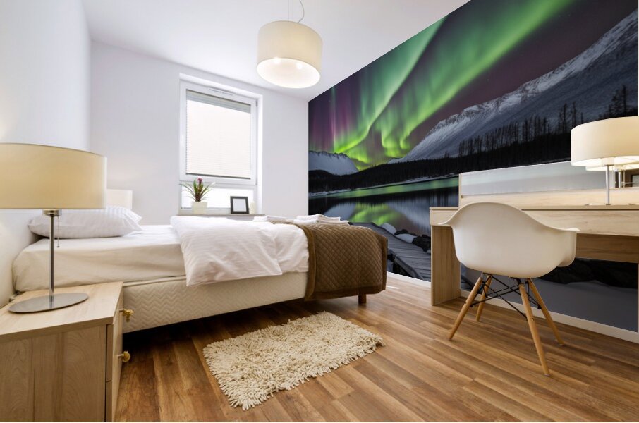 Dance of the lights Mural print