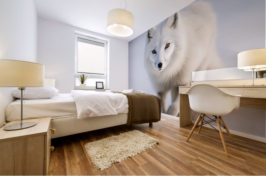 Arctic Fox Mural print