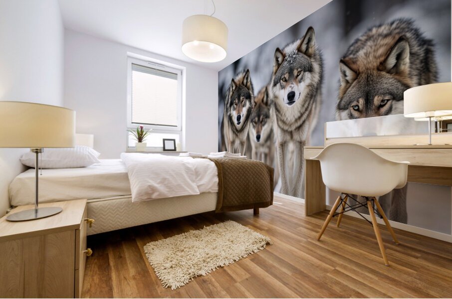 Wolf Pack Mural print