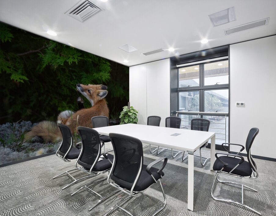 Fox in nature s embrace Wall Printing