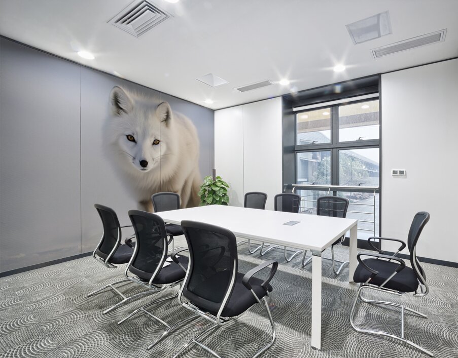 Arctic Fox Wall Printing