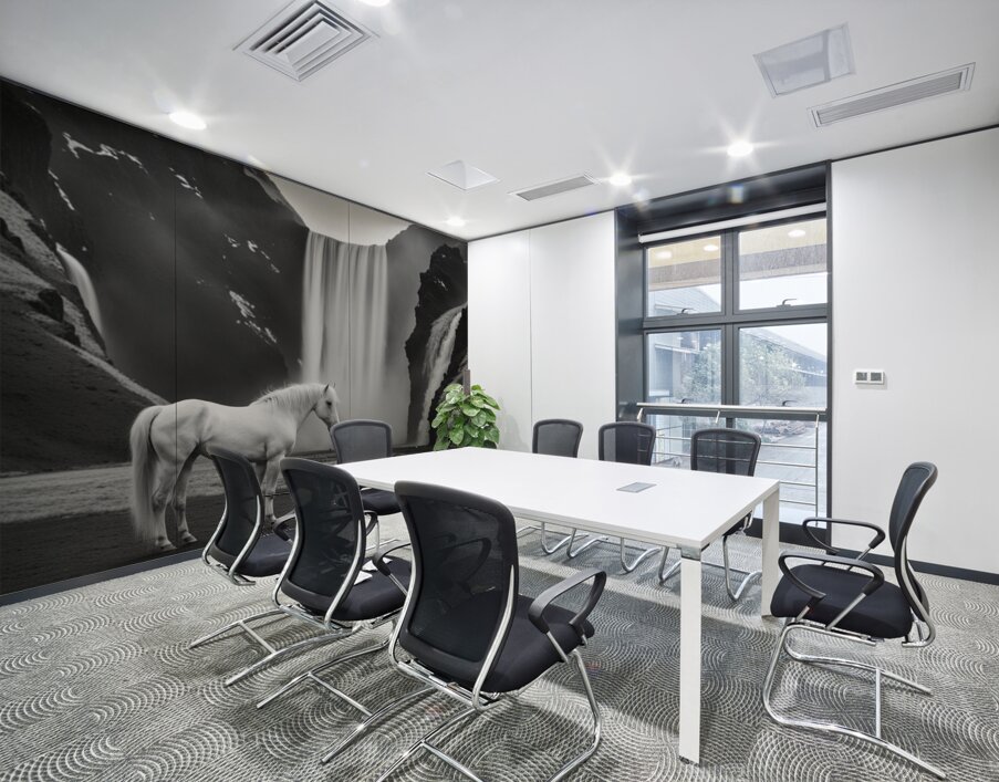 White Horse Wall Printing