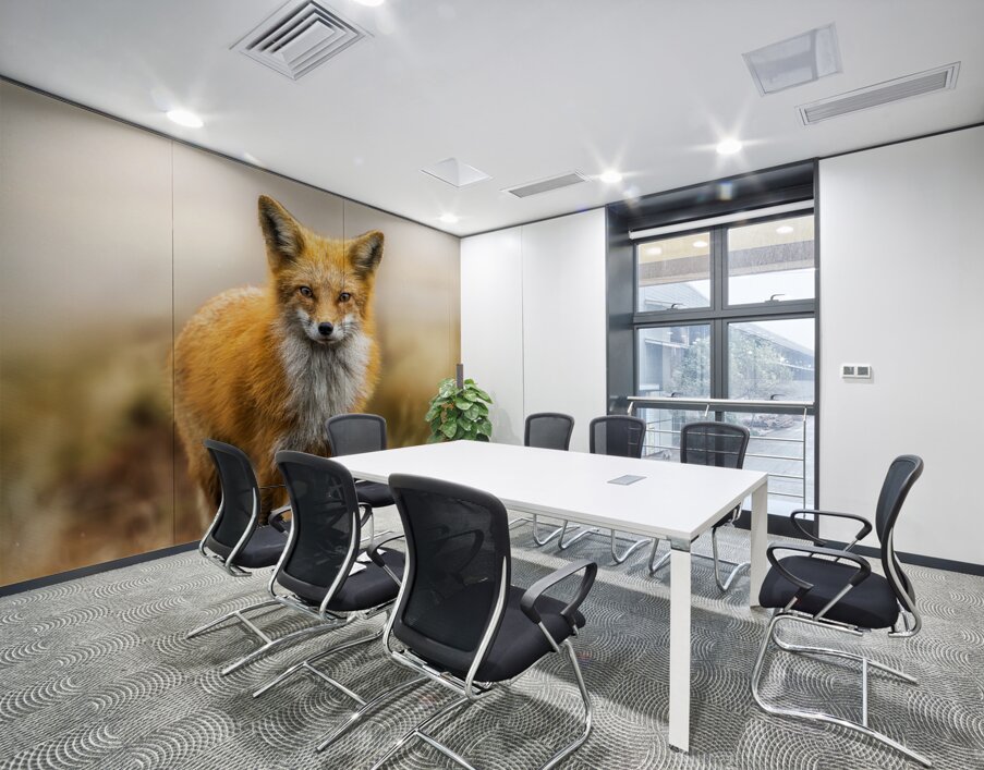 Foxing Around Wall Printing