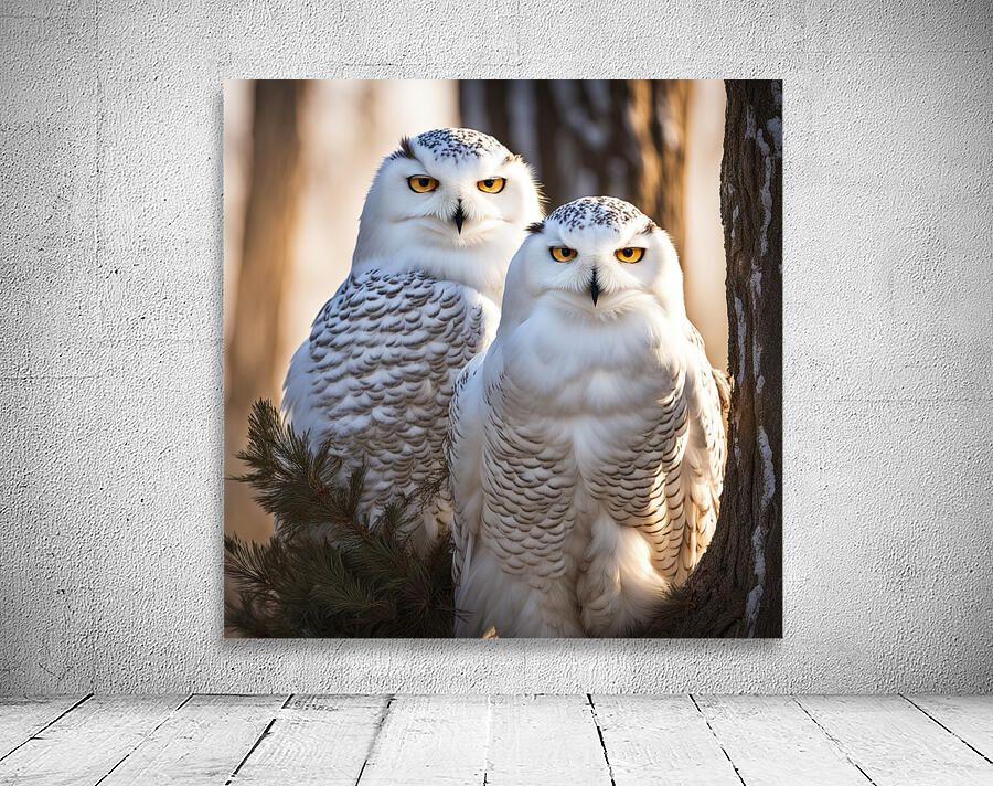 Snowy Owls Wall Preview