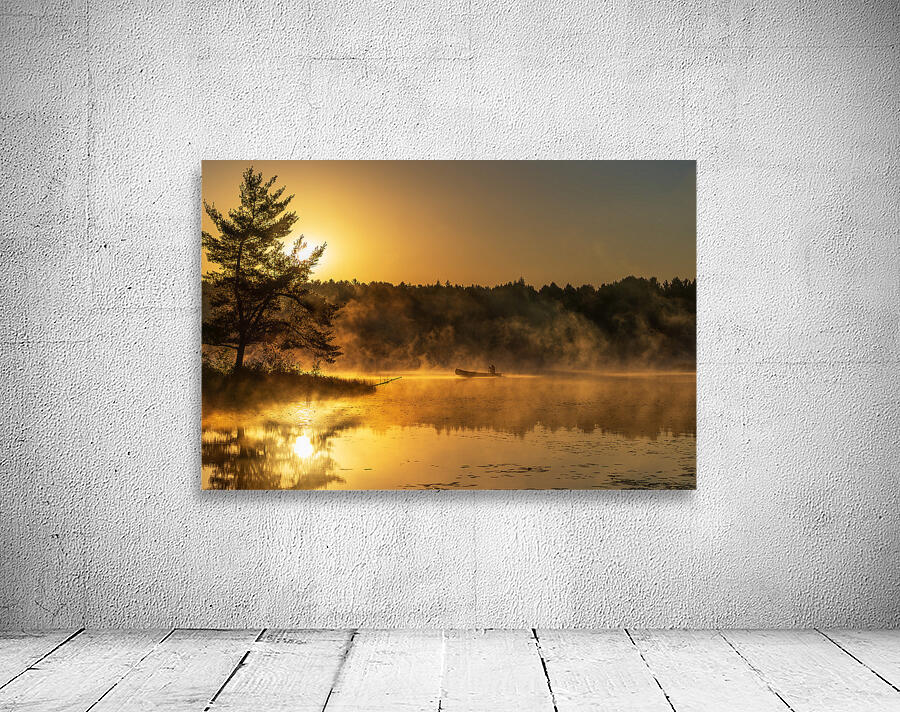 The Lone Canoeist Wall Preview